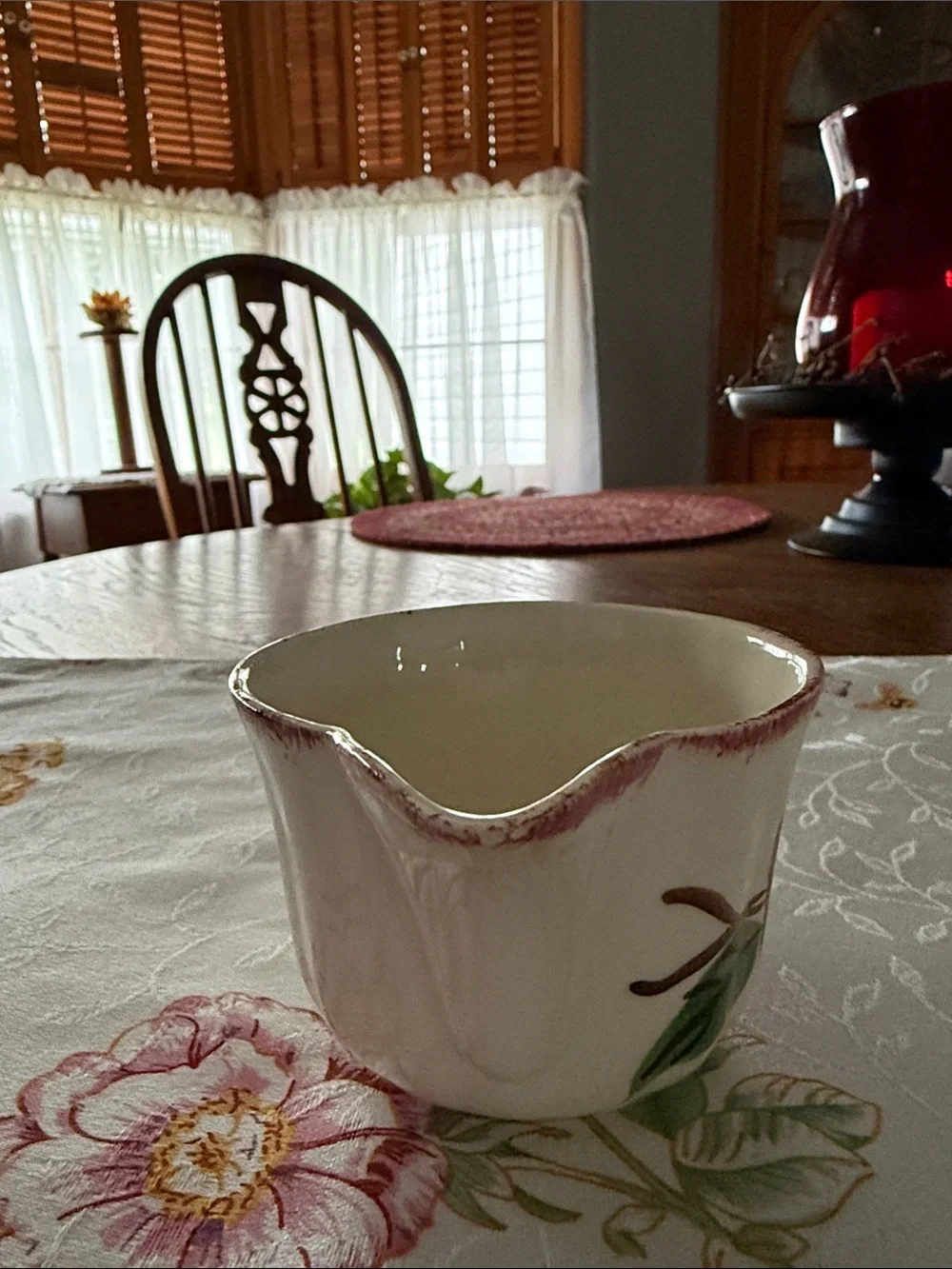 Blue Ridge Southern Pottery Apple Creamer